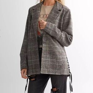 Red by BKE - Plaid Blazer - Size XL